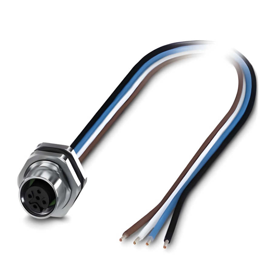 Phoenix Contact Einbausteckverbinder 1411584 Typ SACC-DSI-M12FS-4P-M16XL/0,5