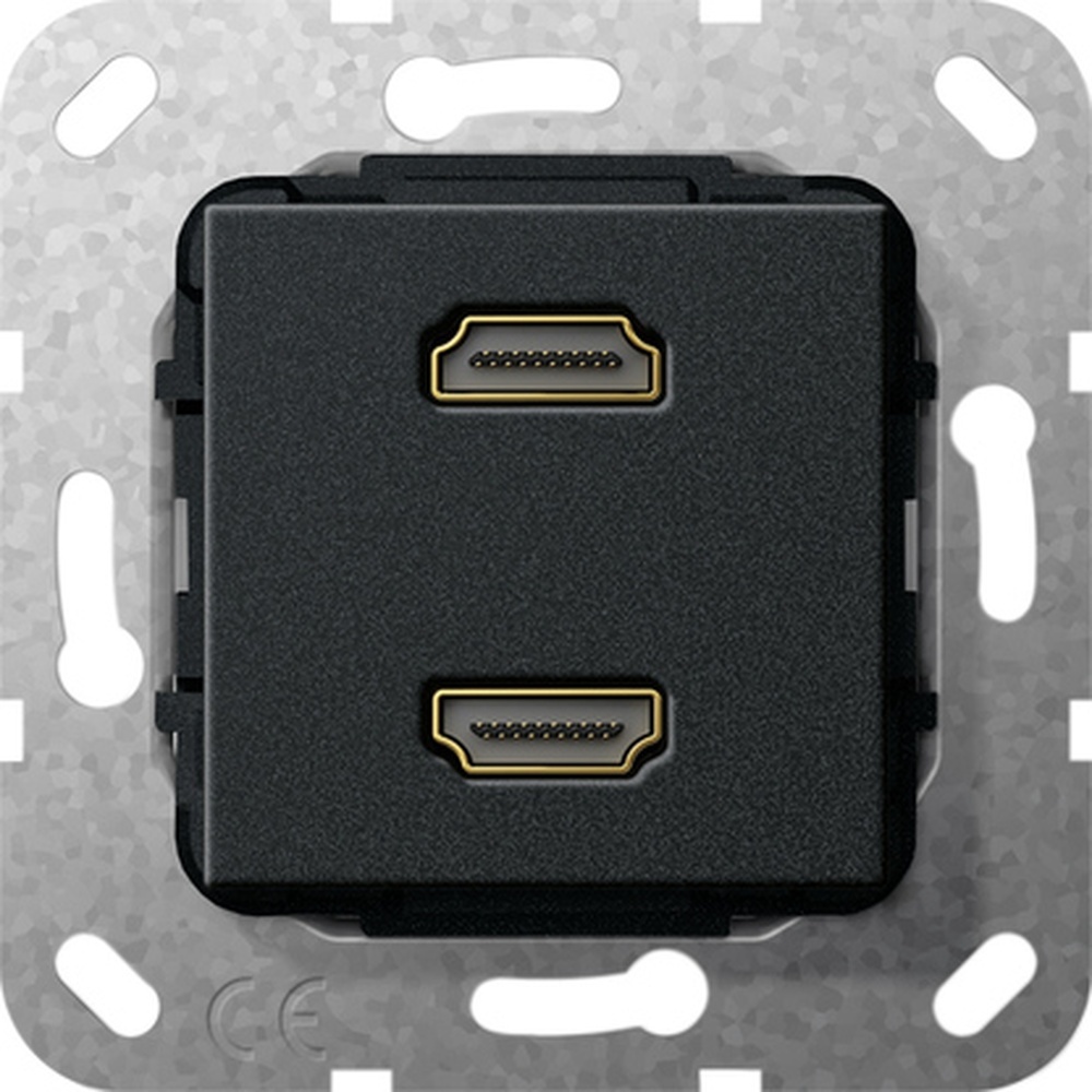 Gira Einsatz HDMI 2fach 567110