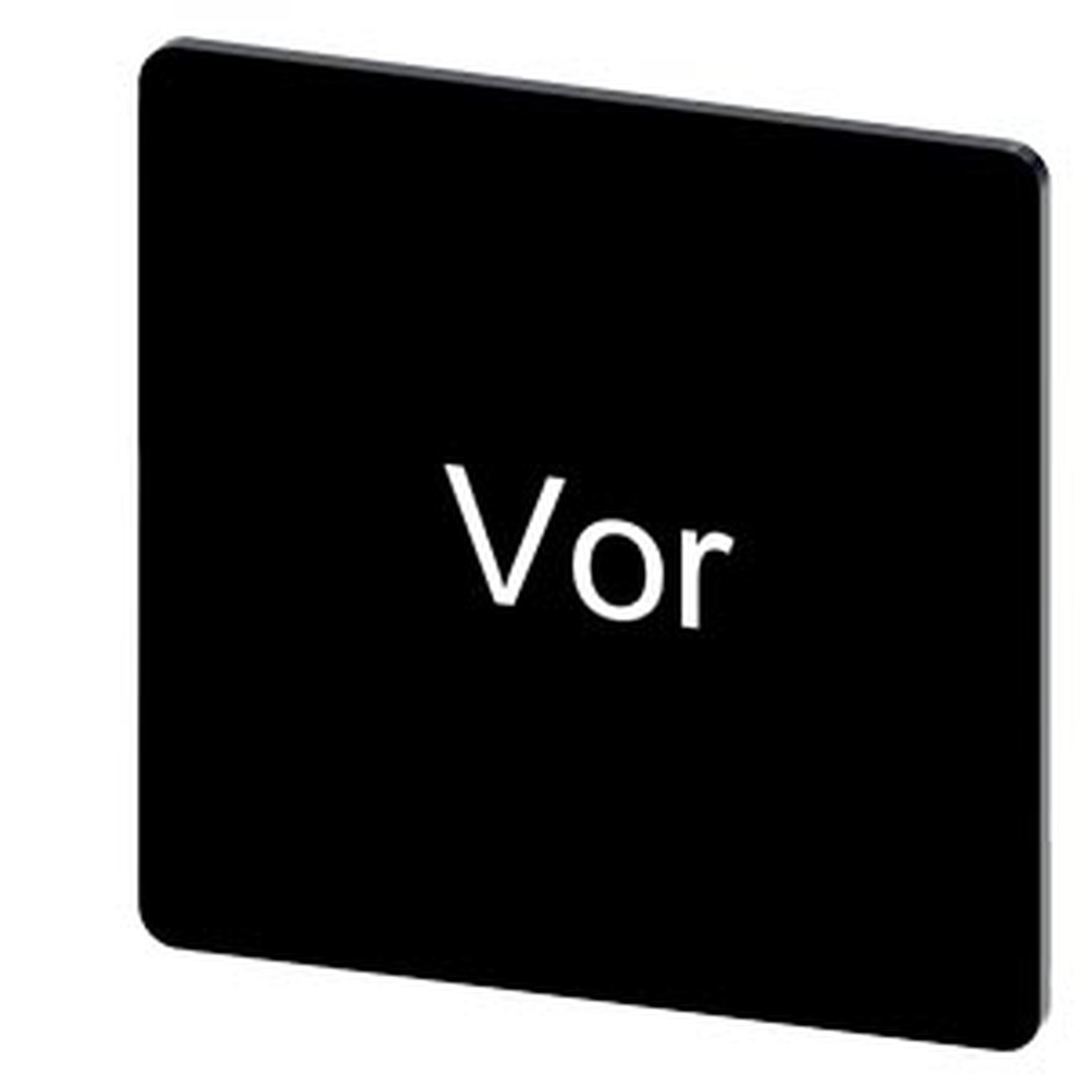 Siemens Bezeichnungsschild 3SU1900-0AE16-0AF0