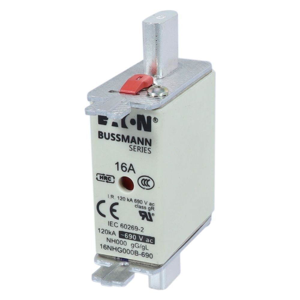 Eaton Sicherungseinsatz 16NHG000B-690 Typ NH FUSE 16AMP 690V gG SIZE 000