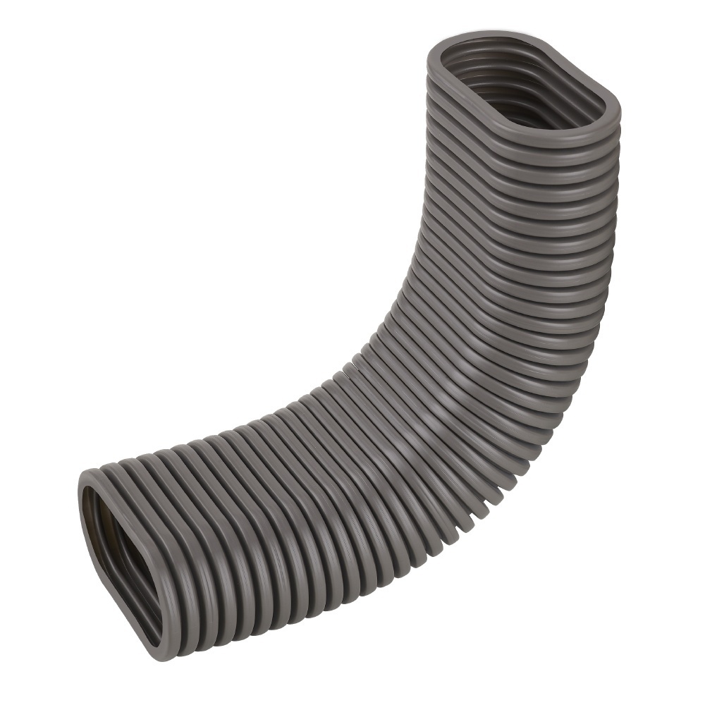 Fränkische Wellrohr MMR-B 90° grau 92/50 Nr. 29460292