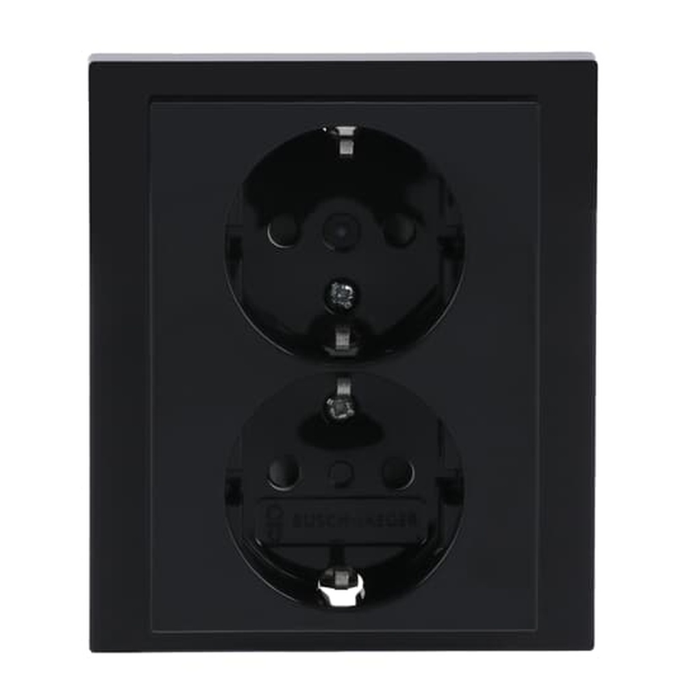 Busch-Jaeger Schuko Doppelsteckdose 202 EUJB-81 Nr. 2TKA00003883