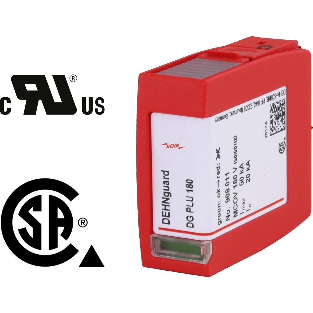 Dehn + Söhne Überspannungsableiter 908011 Typ DG PLU 180