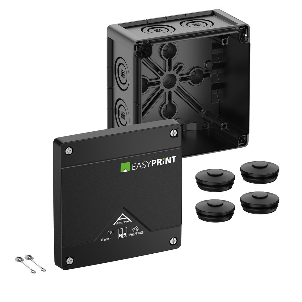 Spelsberg Abzweigkasten 406000EP Typ Abox Pro 060-L/sw EasyPrint