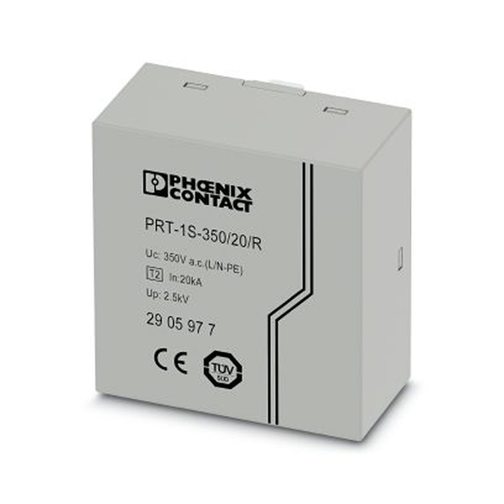 Phoenix Contact Überspannungsableiter Typ 2 2905977 Typ PRT-1S-350/20/R