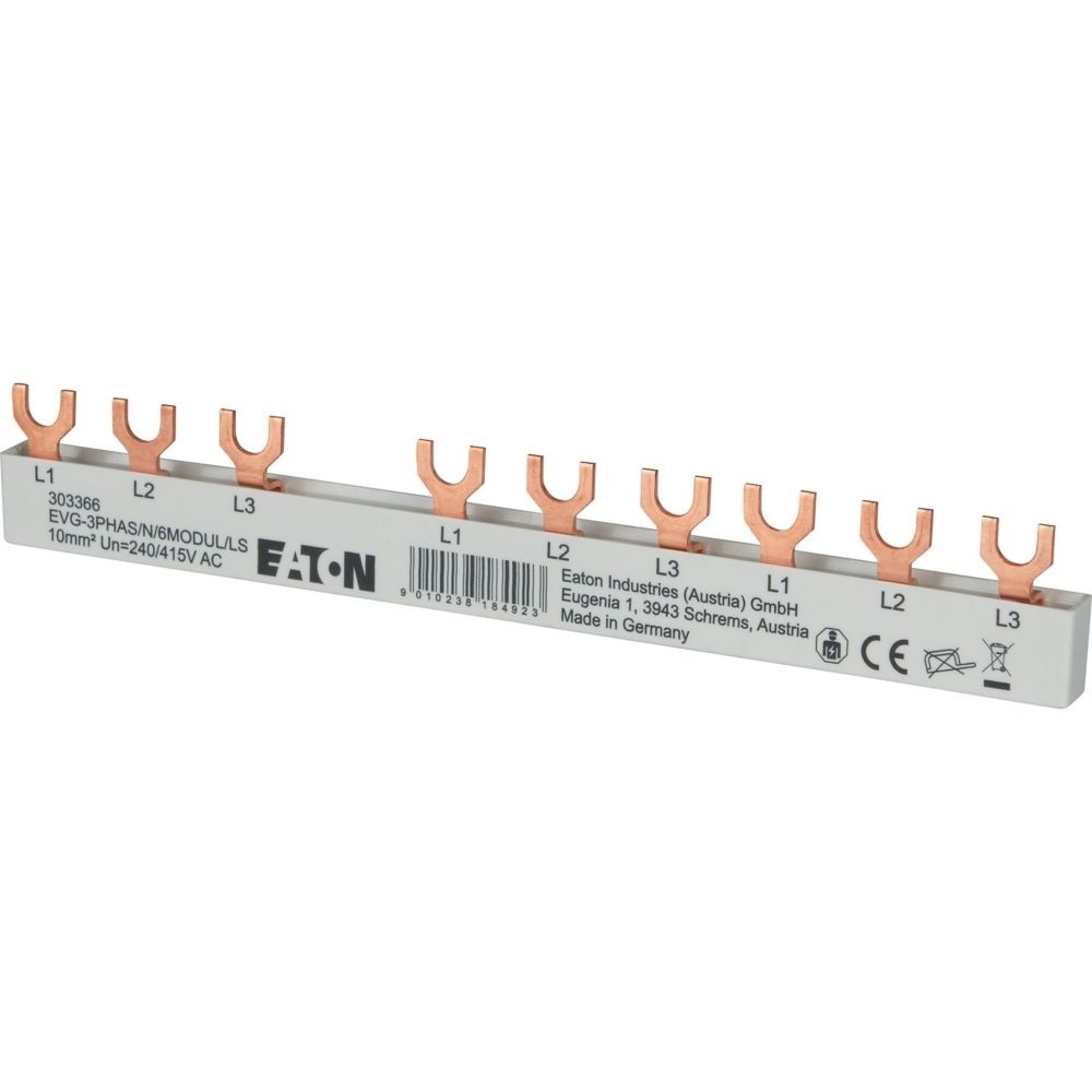 Eaton Phasenschiene 303366 Typ EVG-3PHAS/N/6MODUL/LS