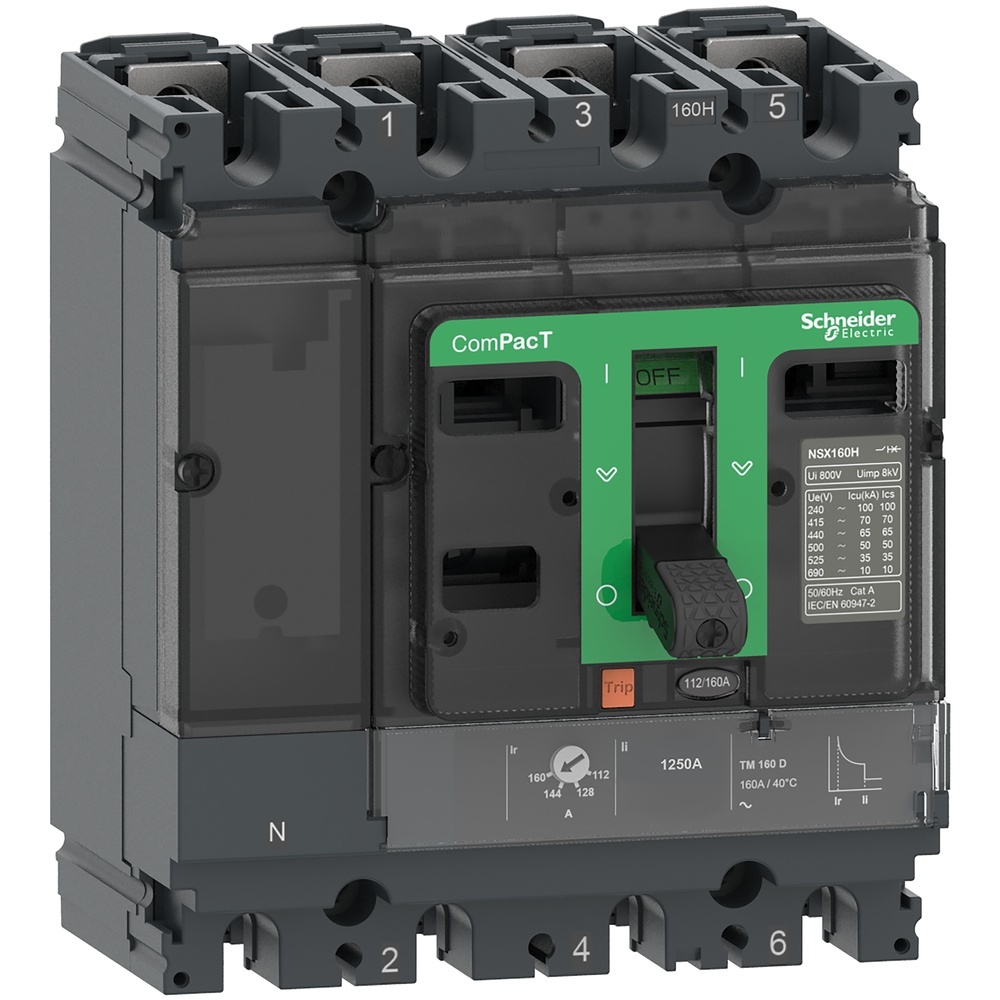 Schneider Electric Kompaktleistungsschalter C10R4TM063