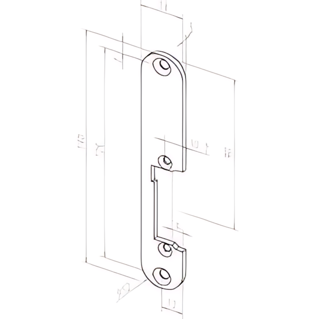 Assa Abloy Schließblech -------18502-05