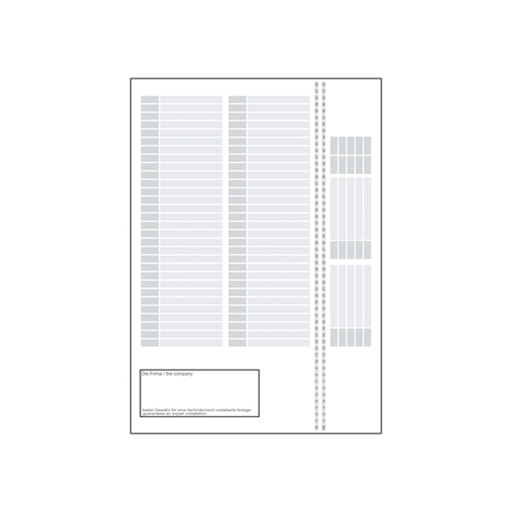 Striebel & John Beschriftungs System 2CPX031429R9999 Typ UZT5