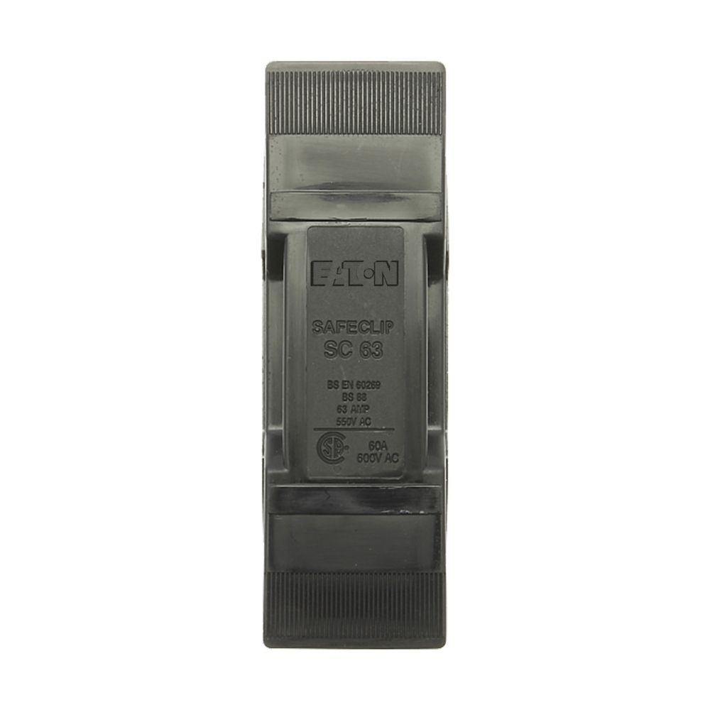 Eaton Sicherungsunterteil SC63H/D Typ SAFECLIP 63A FRONT CONNECTED BLACK