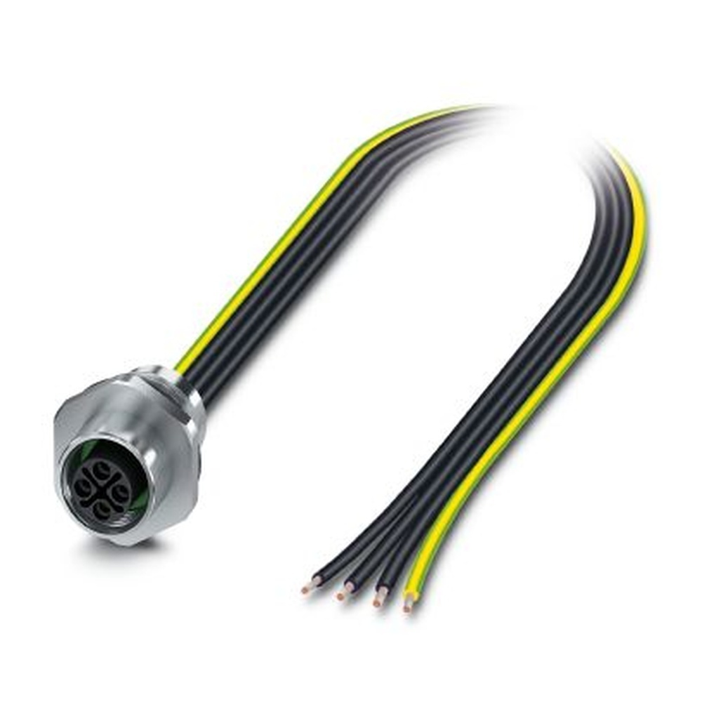 Phoenix Contact Einbausteckverbinder 1411605 Typ SACC-E-M12FSS-4P-M16XL/0,5 PE