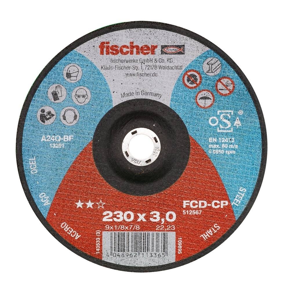 Fischer Trennscheibe 512567 Typ FCD-CP 230X3X22,23 CARBON
