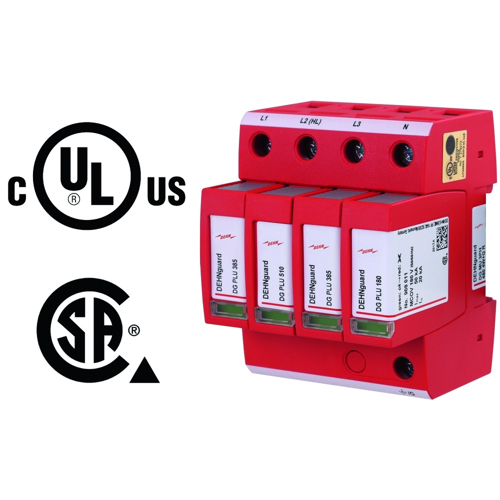 Dehn + Söhne Überspannungsableiter 908349 Typ DG MU 3PH 480 4W+G R