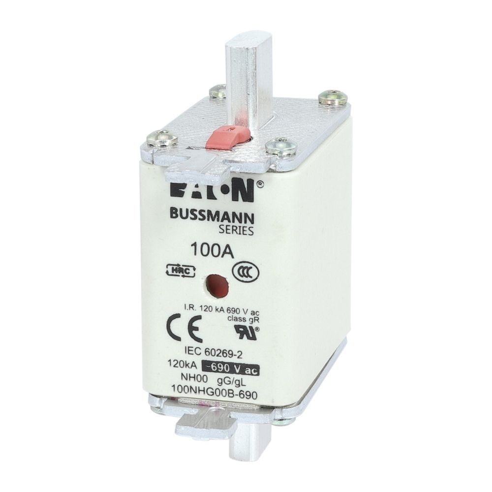 Eaton Sicherungseinsatz 100NHG00B-690 Typ NH FUSE 100AMP 690V gG SIZE 00 DUAL IND
