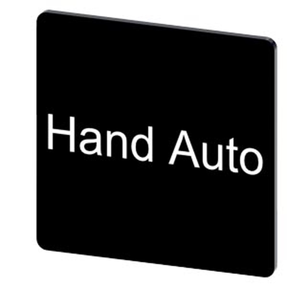 Siemens Bezeichnungsschild 3SU1900-0AE16-0DB0