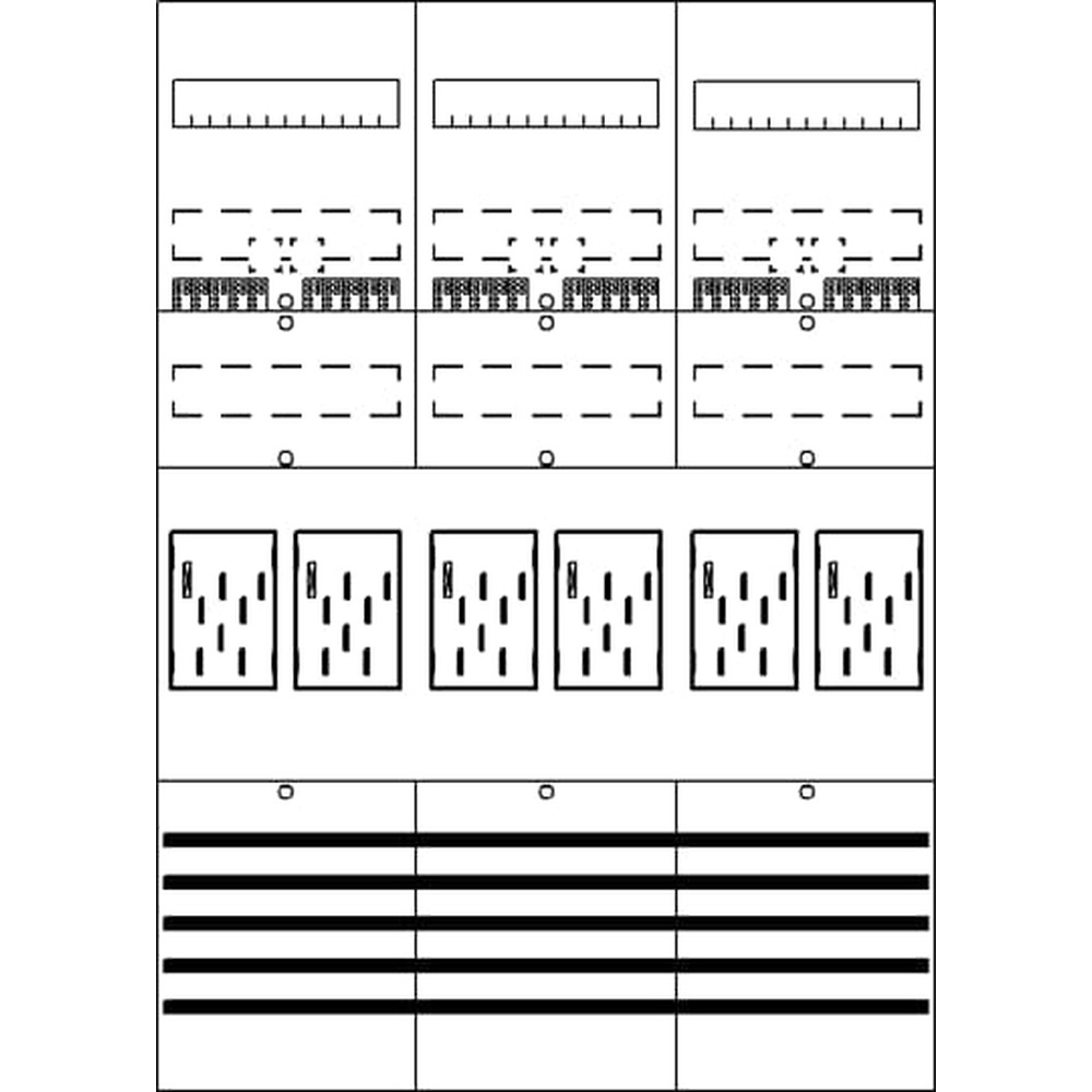 Striebel & John Zählerkomplettfeld 2CPX054107R9999 Typ BF37F6