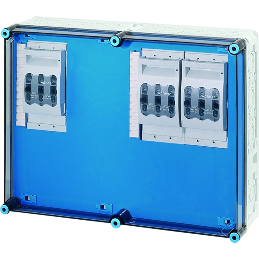 Hensel NH Sicherungslasttrennschaltergehäuse Mi 6634 Nr. 20001322