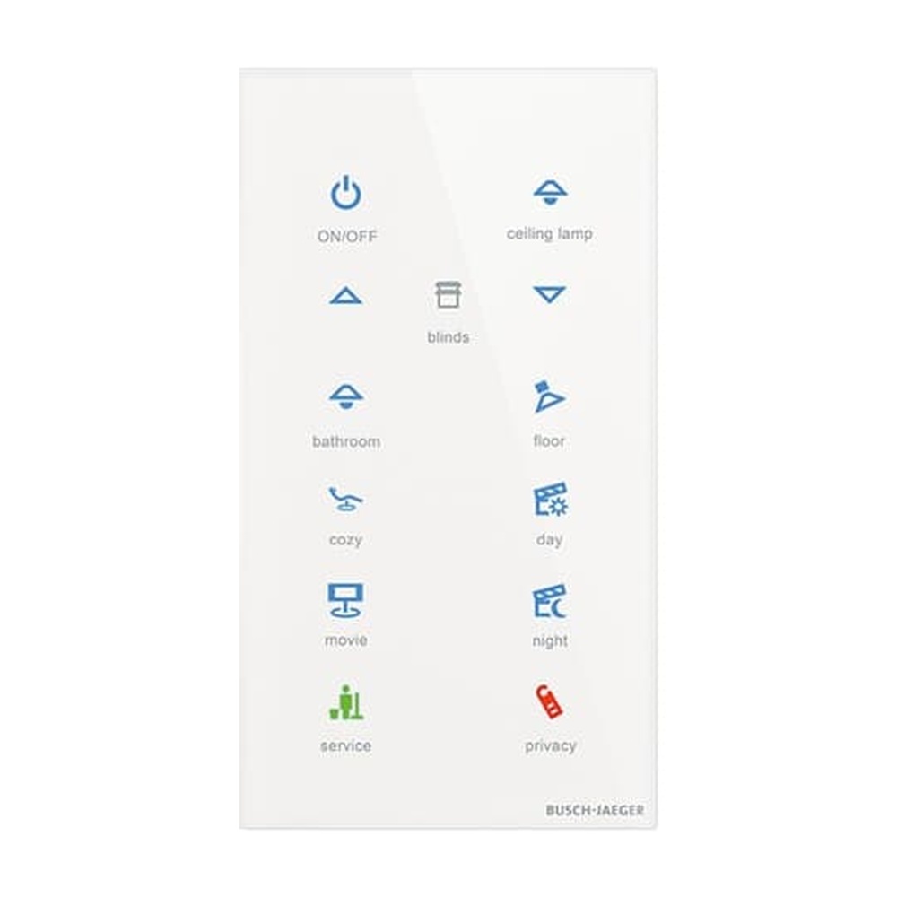 Busch-Jaeger Bedienelement 12fach TB/U12-CG Nr. 2CKA006300A1645