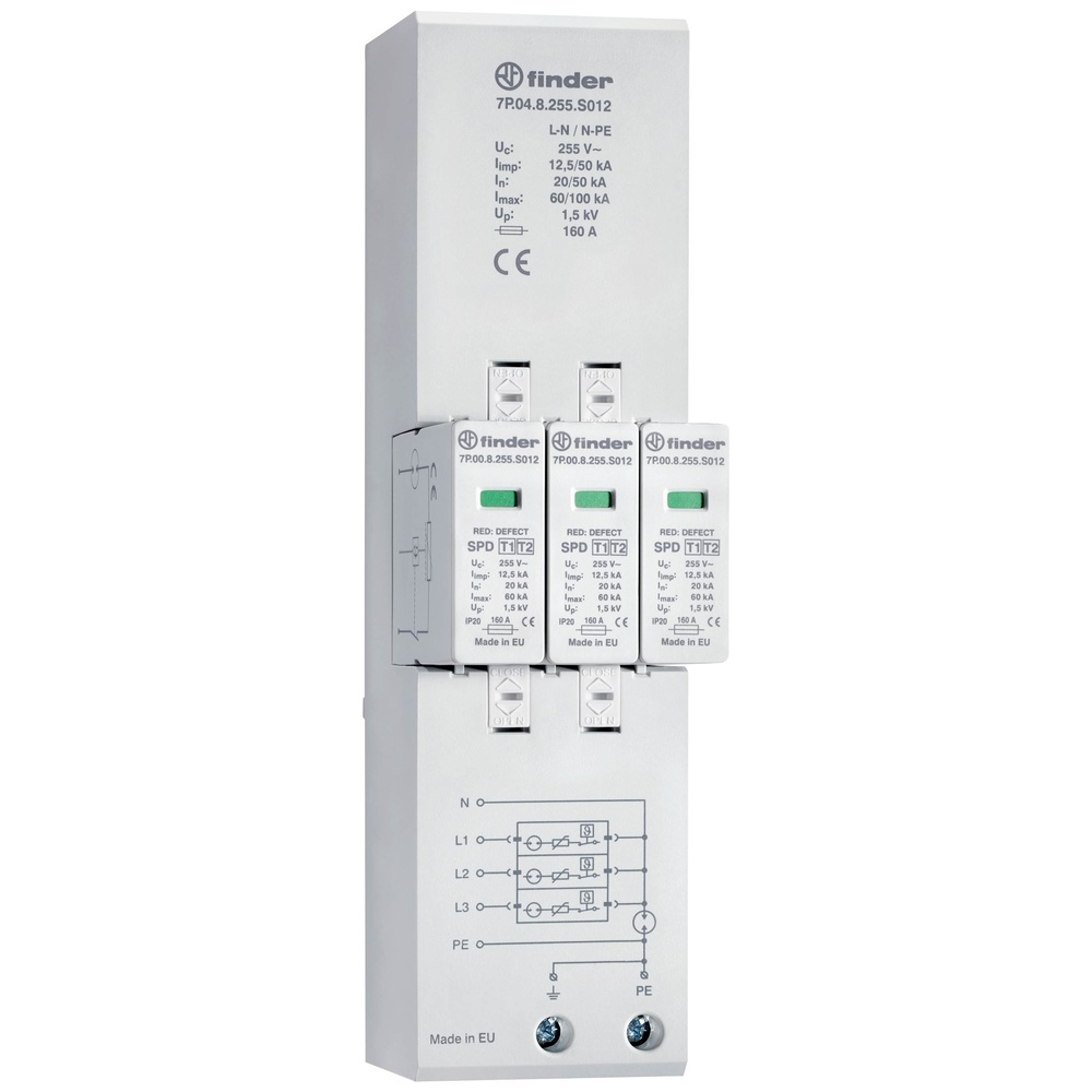 Finder Blitz und Überspannungsableiter 7P.04.8.255.S012