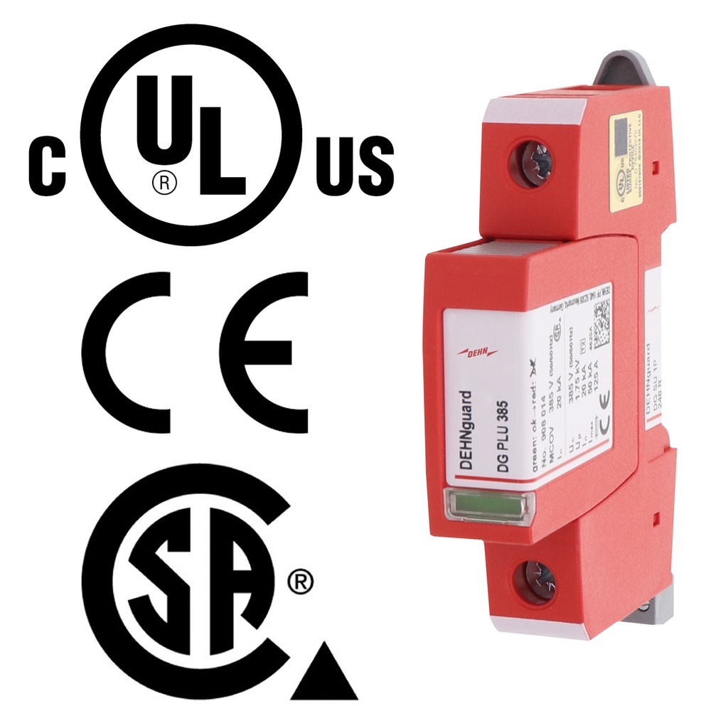 Dehn + Söhne Überspannungsableiter 908094 Typ DG SU 1P 240 R