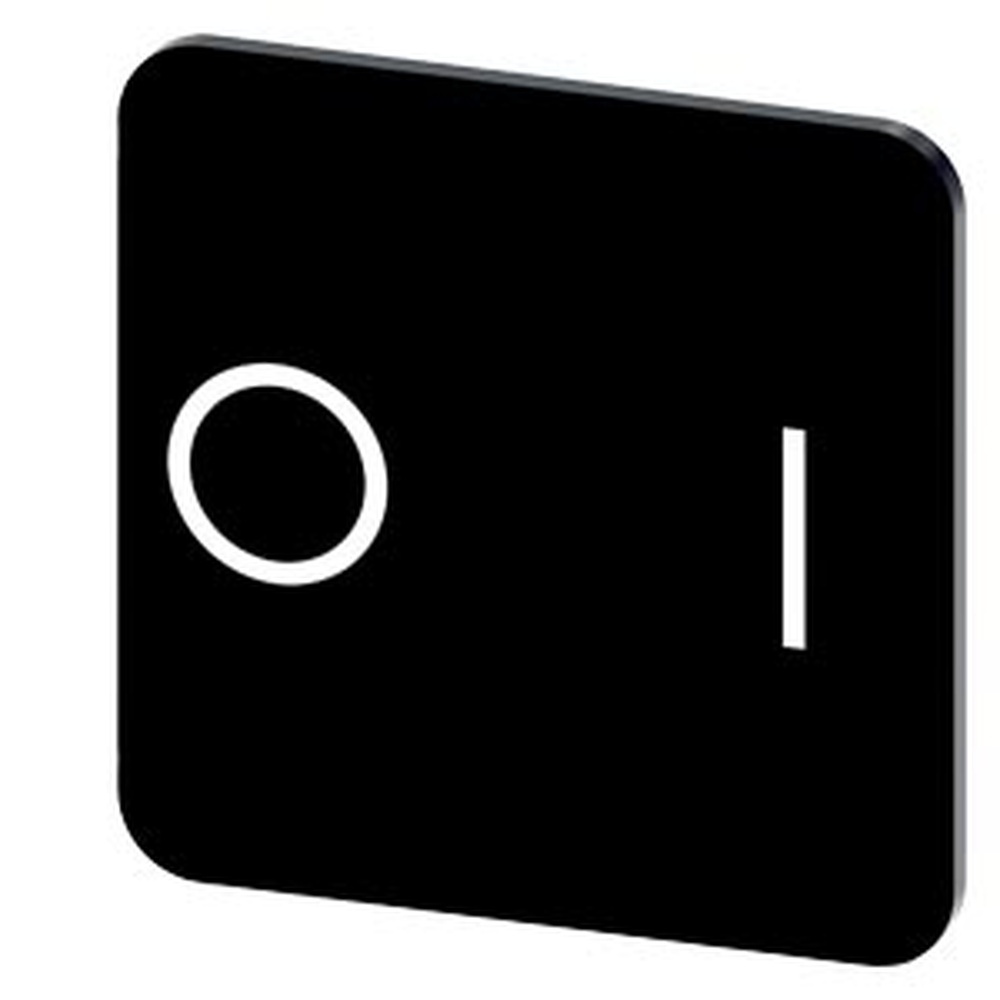 Siemens Bezeichnungsschild 3SU1900-0AF16-0QG0