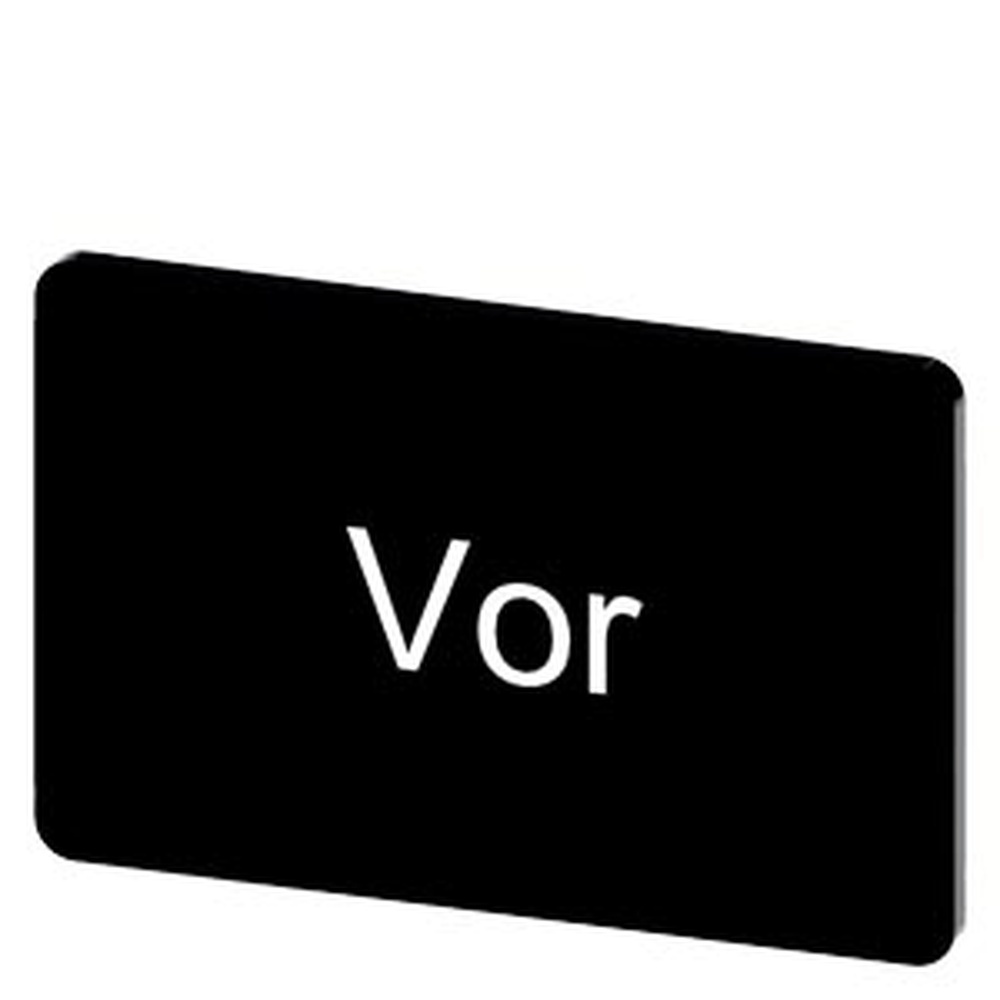 Siemens Bezeichnungsschild 3SU1900-0AD16-0AF0