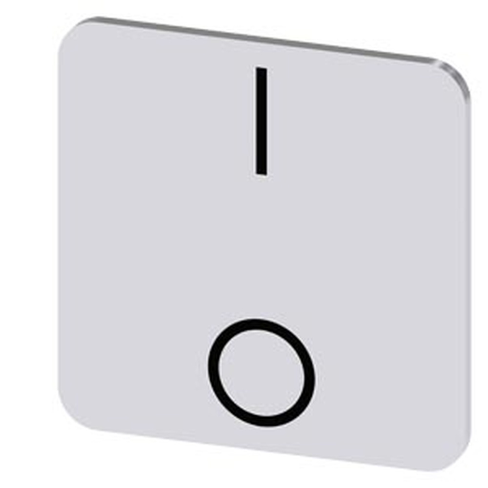 Siemens Bezeichnungsschild 3SU1900-0AF81-0QP0