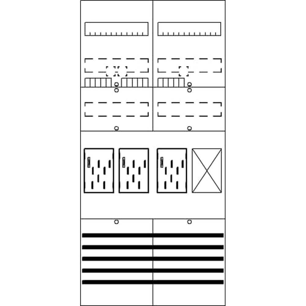 Striebel & John Zählerkomplettfeld 2CPX054105R9999 Typ BF27F31
