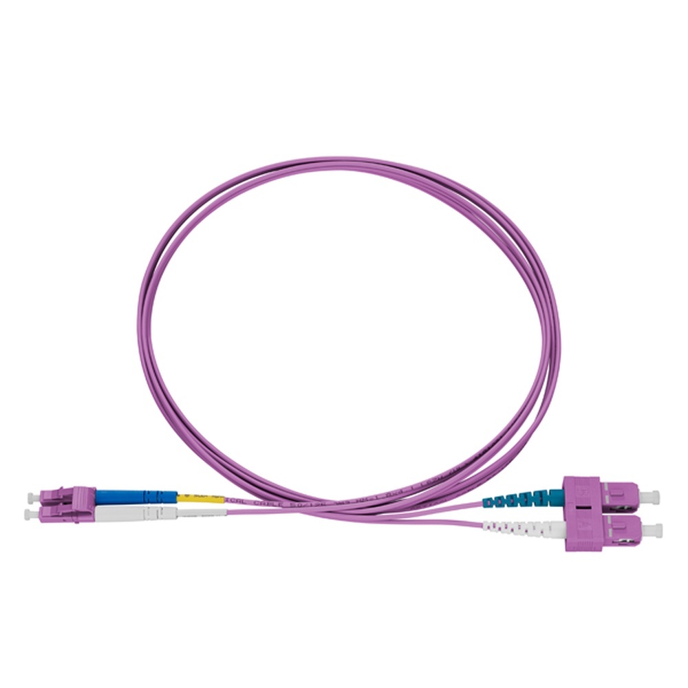 Rutenbeck Patchkabel 228051002 Typ LC-D/SC-D Patchkabel OM4 erika 2m