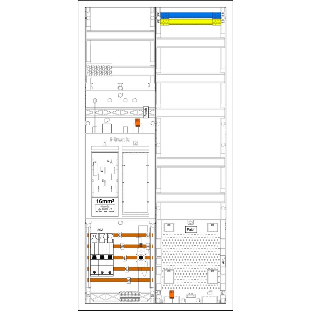 f-tronic Komplettschrank 7195205 Typ EHZ721APZ50D01-16