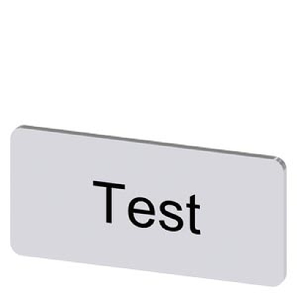 Siemens Bezeichnungsschild 3SU1900-0AC81-0DV0