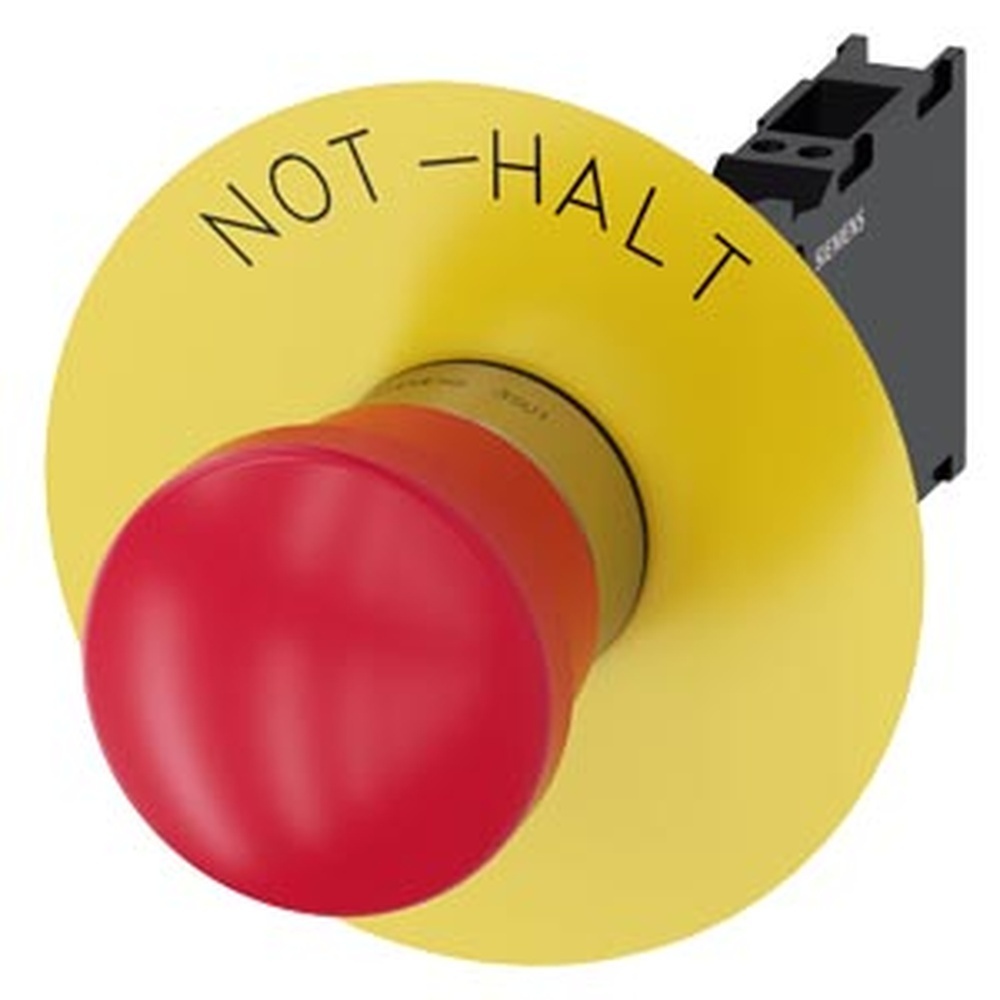 Siemens Not Halt Pilzdrucktaster 3SU1150-1HA20-3FH0