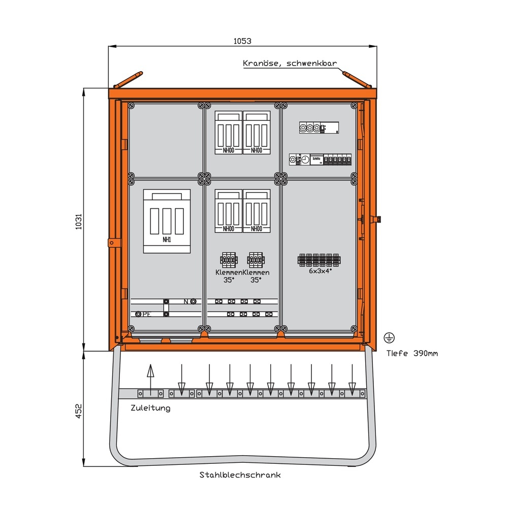 Walther-Werke Beleuchtungsverteiler WV0283BER1