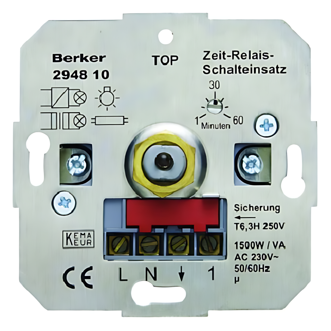 Berker Zeit Relais Schalteinsatz 294810