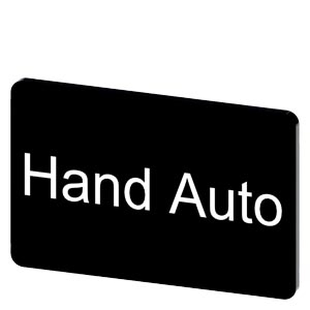 Siemens Bezeichnungsschild 3SU1900-0AD16-0DB0