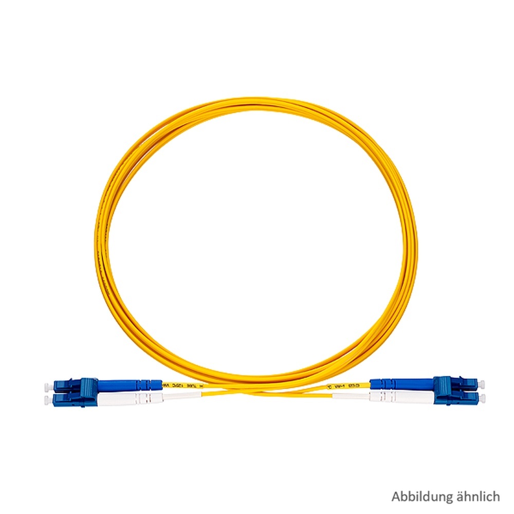 Rutenbeck Patchkabel 228050405 Typ LC-D/LC-D Patchkabel OS2 APC gelb 5m