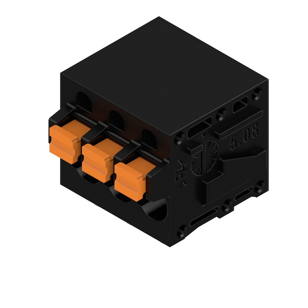 Weidmüller Leiterplattenklemme 1425820000 Typ LMF 5.08/03/90 3.5SN BK BX