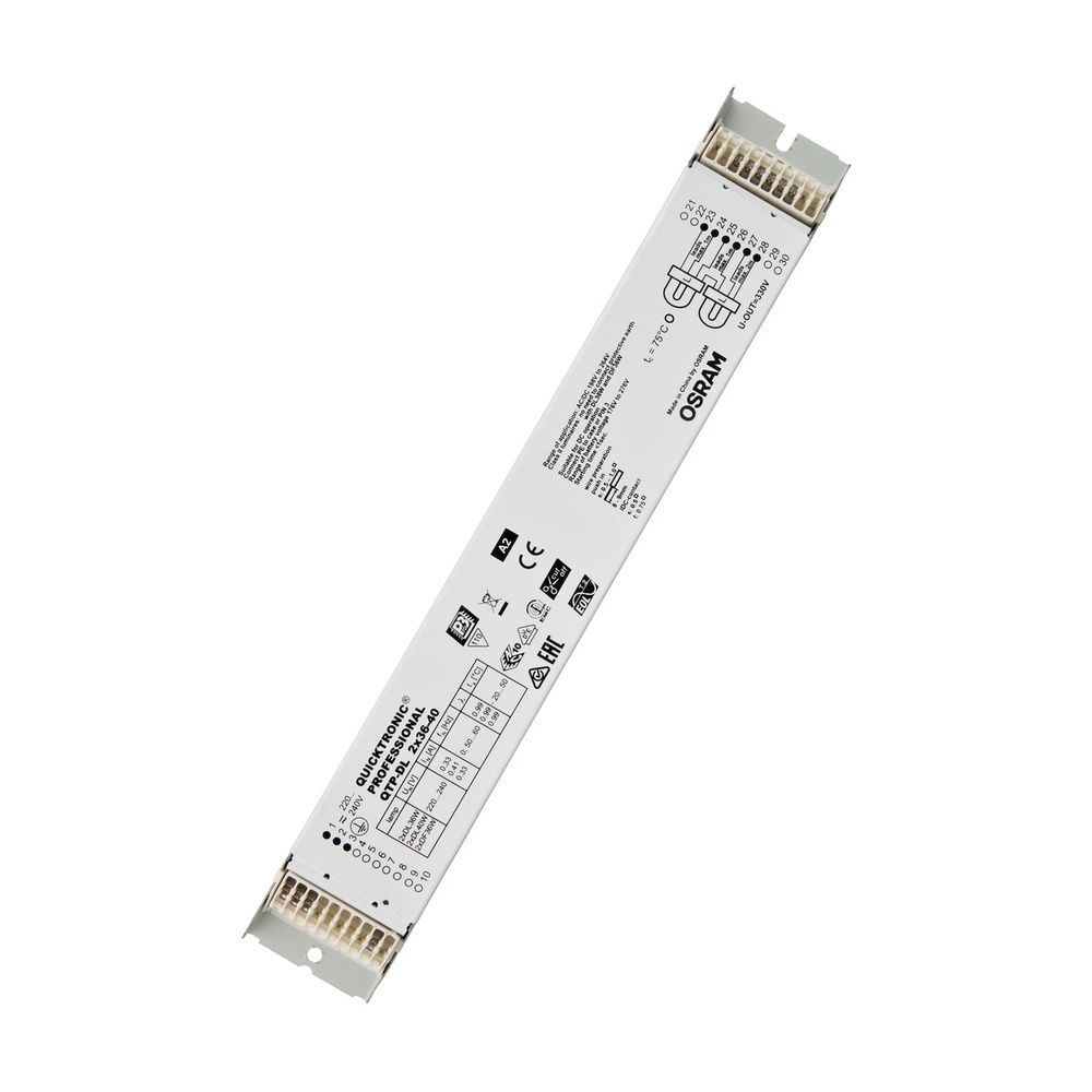 Ledvance Osram Vorschaltgerät 117922 Typ QTP-DL-2X36-40/220-240-UNV1