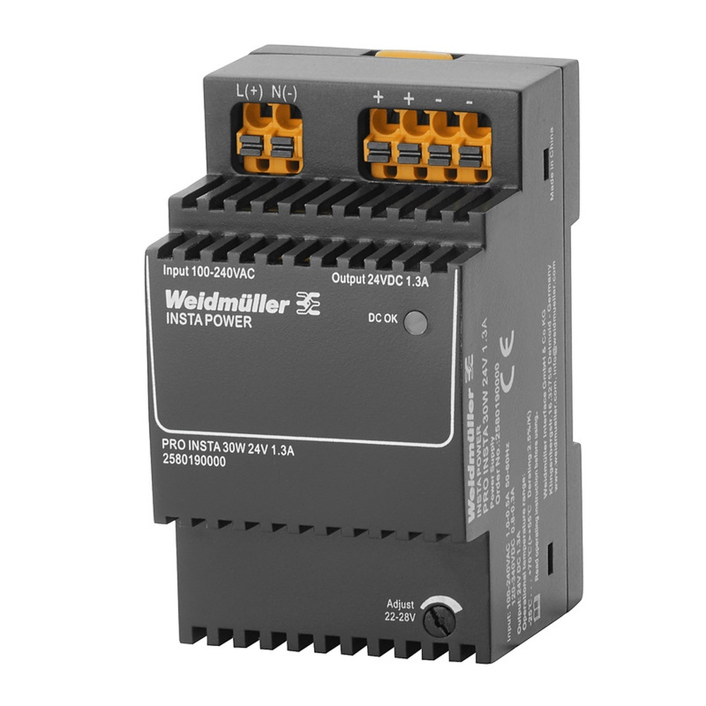Weidmüller Gleichstromversorgung 2580190000 Typ PRO INSTA 30W 24V 1.3A