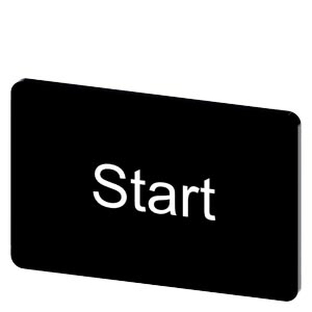 Siemens Bezeichnungsschild 3SU1900-0AD16-0DT0