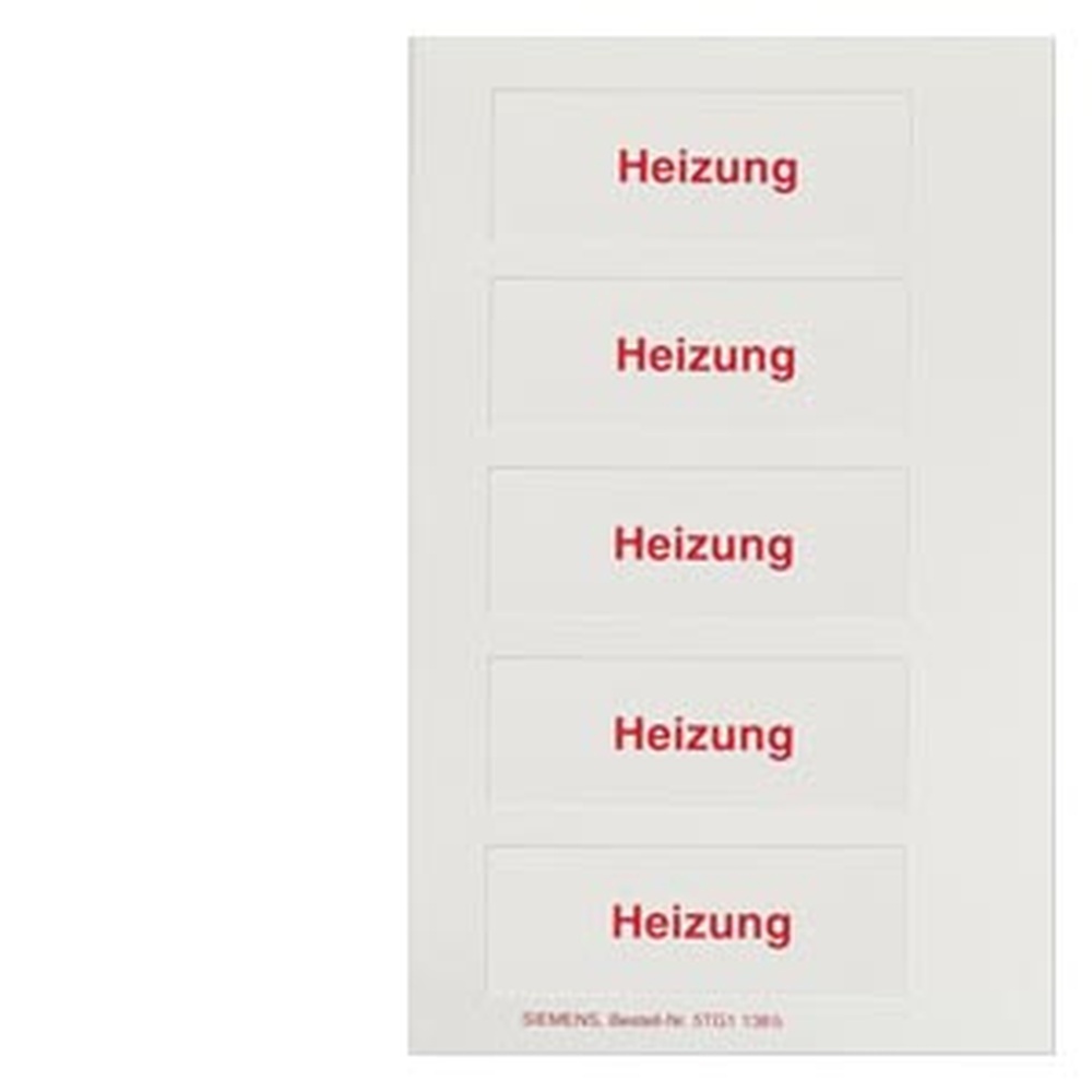 Siemens Piktogrammbogen 5TG1894