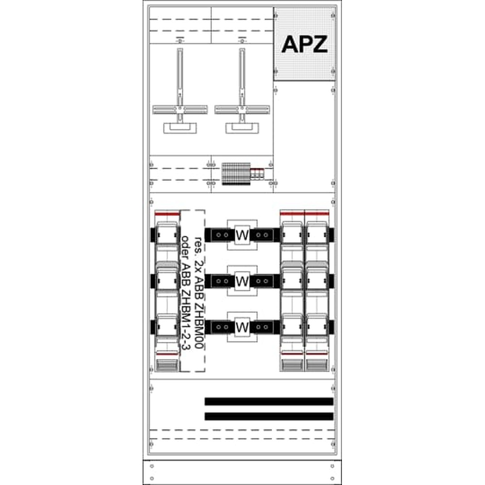 Striebel & John Mess Wandlerschrank 2CPX032977R9999 Typ KS4224Z