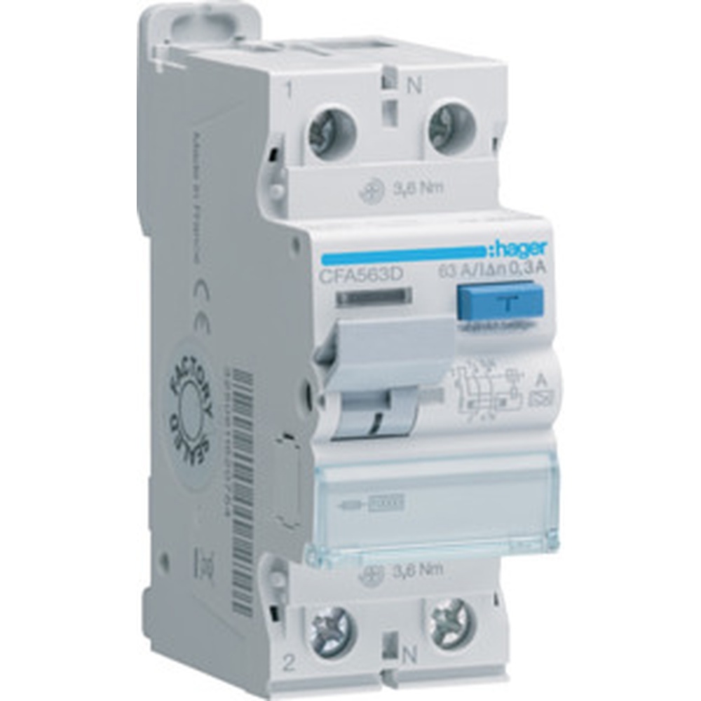 Hager FI Schalter CFA563D