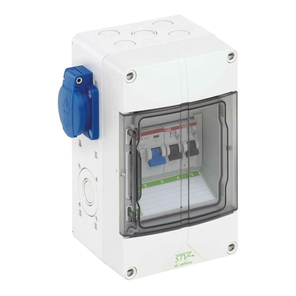 Spelsberg Steckdosen Kombination 72840201 Typ STV 502-K