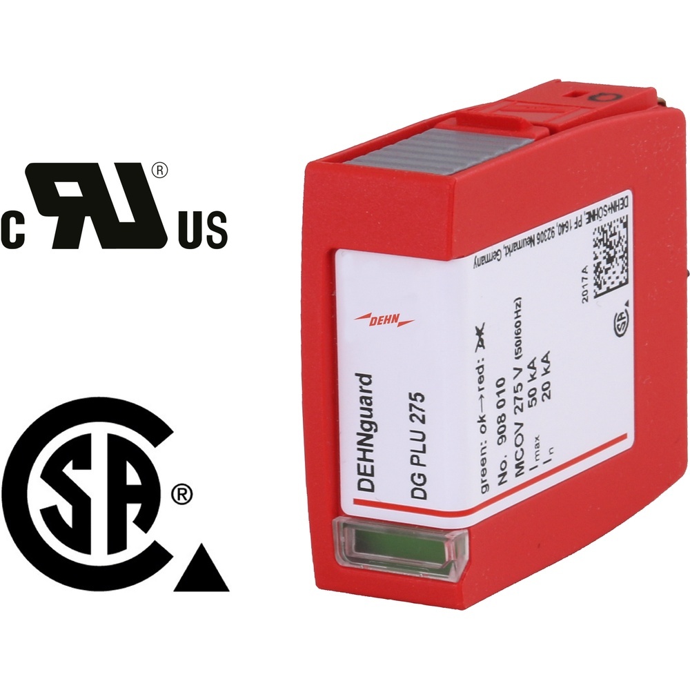 Dehn + Söhne Überspannungsableiter 908010 Typ DG PLU 275