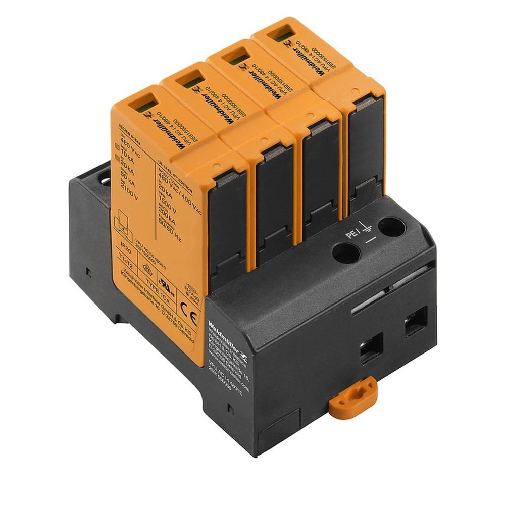 Weidmüller Überspannungsableiter 2591550000 Typ VPU AC I 4 480/10