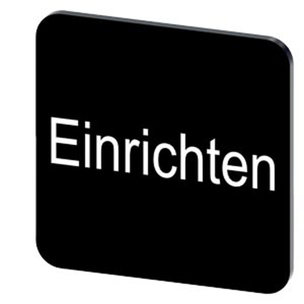 Siemens Bezeichnungsschild 3SU1900-0AF16-0AR0