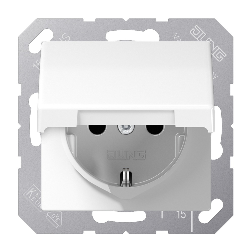 Jung Schutzkontakt Steckdose AS 1520 KL WW