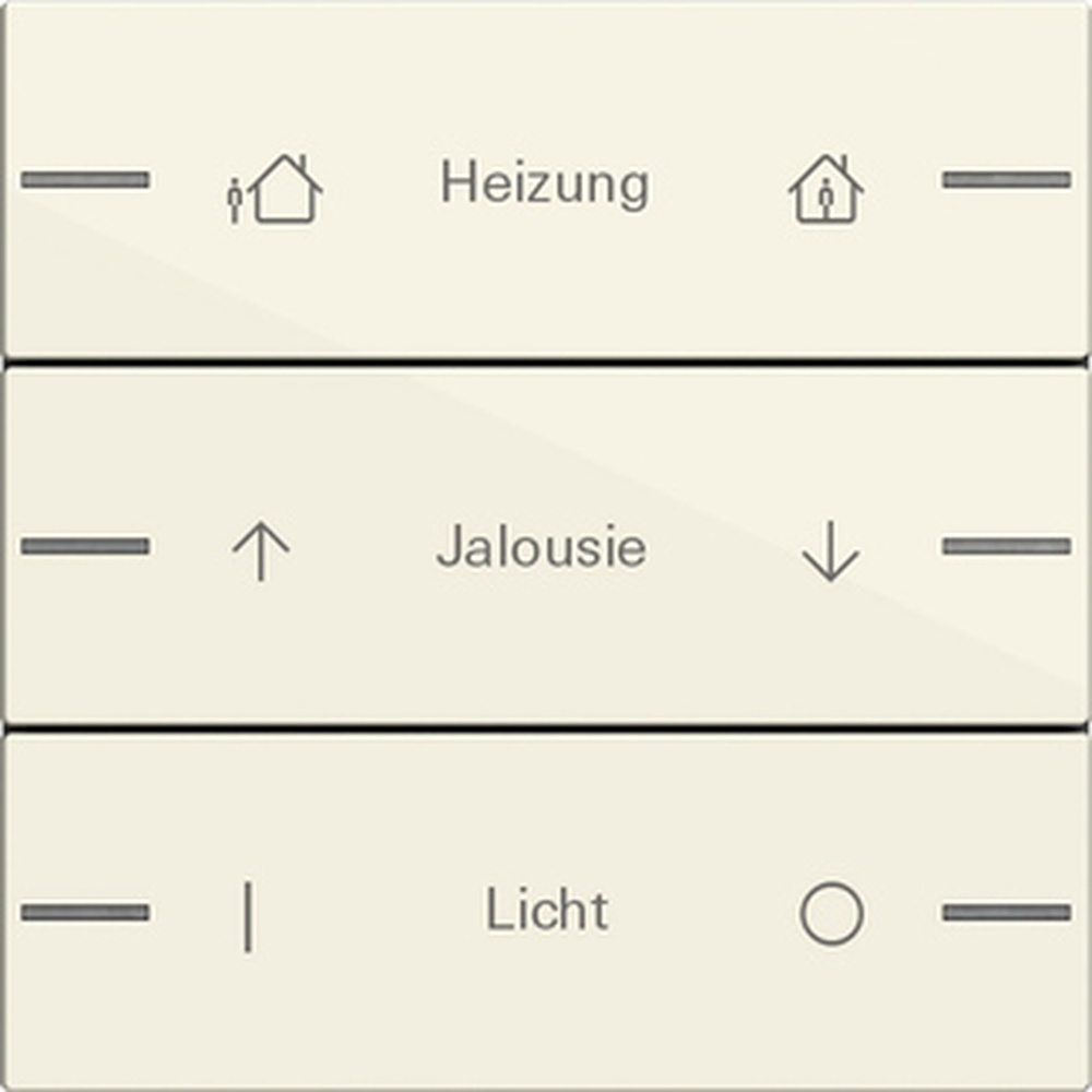 Gira Wippenset 3fach 576301