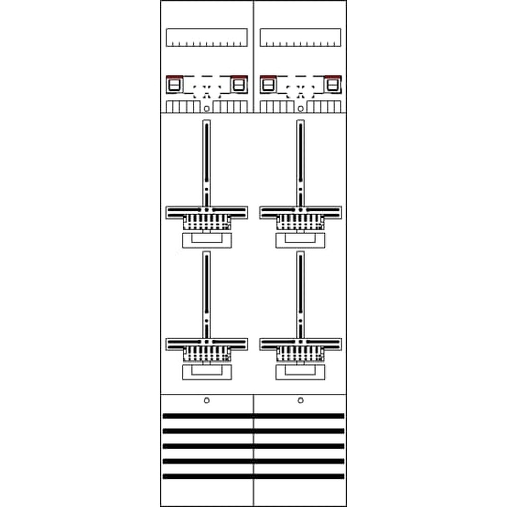 Striebel & John Zählerkomplettfeld 2CPX054146R9999 Typ DF29Q4